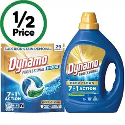 Woolworths Dynamo Professional Laundry Liquid 2 Litre or Capsules Pk 29 offer