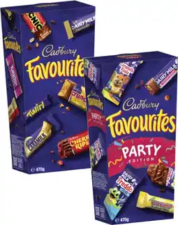 Coles Cadbury Favourites offer