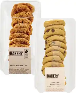Coles Coles Bakery Cookies or Biscuits 12 Pack offer