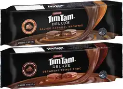 Coles Arnott's Tim Tam Deluxe Biscuits offer