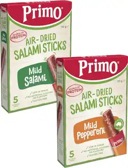 Coles Primo Air-Dried Salami Sticks offer