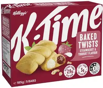 Coles Kellogg's K-Time Baked Twists offer