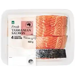 Woolworths Woolworths Fresh Australian Salmon Portions Skin On offer