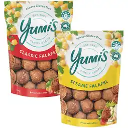 Woolworths Yumi’s Falafel Varieties offer