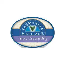 Woolworths Tasmanian Heritage Brie or Camembert 125g – From the Deli offer