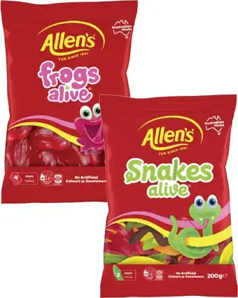 Coles Allen's Lollies-200g offer