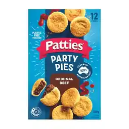 Woolworths Patties Party Pies or Sausage Rolls 450-560g Pk 12 offer
