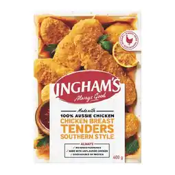 Woolworths Ingham’s Chicken Breast Tenders, Nuggets or Fingers 400g offer