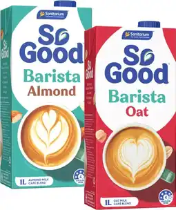 Coles Sanitarium So Good Barista Milk offer