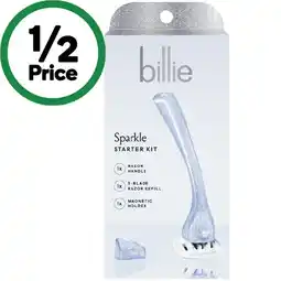 Woolworths Billie Sparkle Razor Starter Kit offer