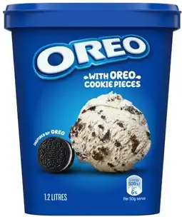 Coles Oreo Frozen Dessert Tub offer