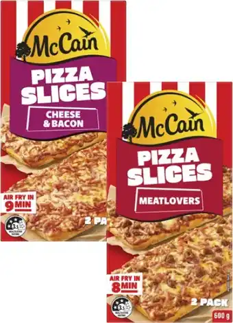 Coles McCain Pizza Slices 600g offer