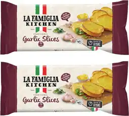 Coles La Famiglia Garlic Bread Slices offer