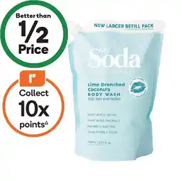 Woolworths My Soda Body Wash Refill offer
