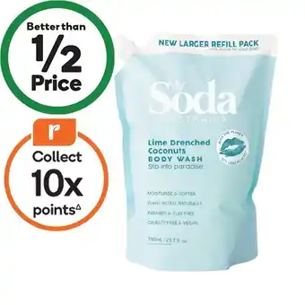 Woolworths My Soda Body Wash Refill offer
