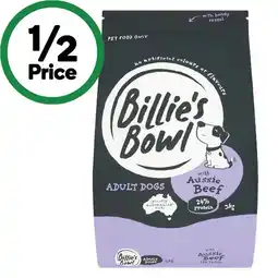 Woolworths Billie’s Bowl Dry Dog Food offer