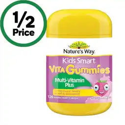 Woolworths Nature’s Way Kids Smart Vita Gummies Multi-Vitamin Plus offer