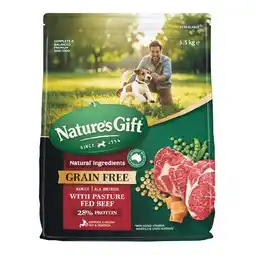 Woolworths Nature’s Gift Grain Free Dry Dog Food offer