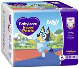 Coles BabyLove Bulk Nappy Pants-28 Pack offer