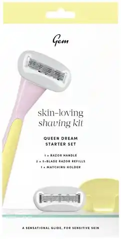 Coles Gem Skin Loving Shaving Kit 1 Each offer