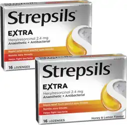 Coles Strepsils Extra Lozenges Honey & Lemon offer