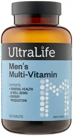 Coles UltraLife Men's Multi-Vitamin Tablets offer