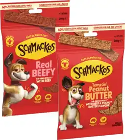 Coles Schmackos Dog Treats-200g offer