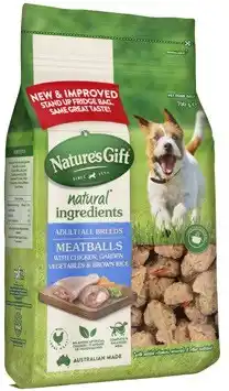 Coles Nature's Gift Meatballs Dog Food offer