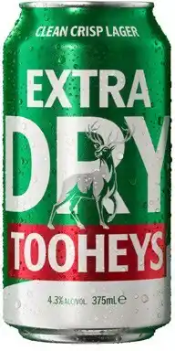 Coles Tooheys Extra Dry Cans offer
