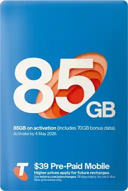 Coles Telstra $39 SIM Kit offer