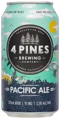 Coles 4 Pines Brewing Pacific Ale Can offer