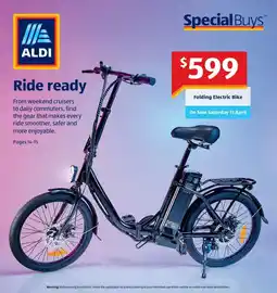 ALDI Folding Electric Bike offer