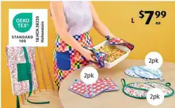 ALDI Half Apron or Pot Holder 2pk offer