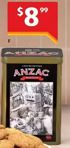 ALDI Anzac Biscuits Tin offer