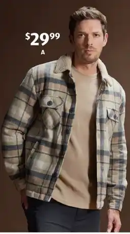 ALDI Check or Corduroy Jacket offer