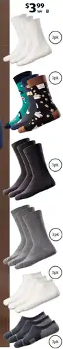 ALDI Men's Socks 3pk offer