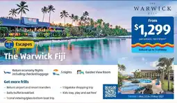 ALDI The warwick fiji offer
