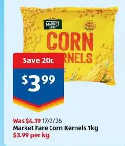 ALDI Corn Kernels offer