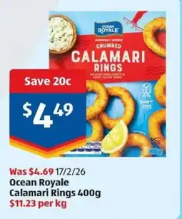 ALDI Calamari Rings offer