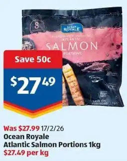 ALDI Atlantic Salmon Portions offer