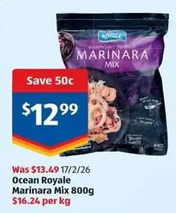 ALDI Marinara Mix offer