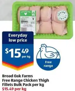 ALDI Chicken Thigh Fillets Bulk Pack offer