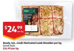 ALDI Marinated Lamb Shoulder offer