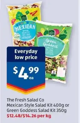 ALDI Mexican Style Salad Kit offer