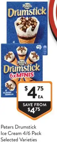 Foodworks Ice Cream 4/6 Pack Selected Varieties offer
