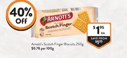 Foodworks Scotch Finger Biscuits offer