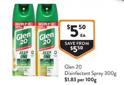 Foodworks Disinfectant Spray offer