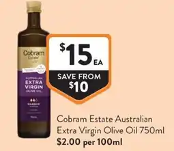 Foodworks Australian extra virgin olive oil offer