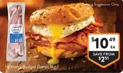 Foodworks Hutton's Budget Bacon offer