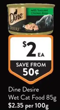 Foodworks Desire Wet Cat Food offer